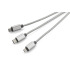 Kabel USB 3 w 1 TALA Srebrny 09071-00 (2) thumbnail