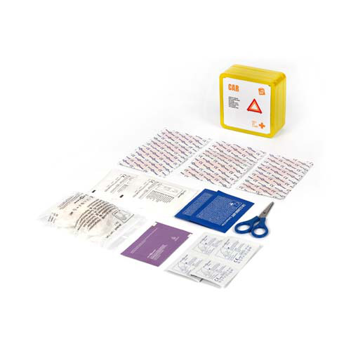 MyKit samochodowa apteczka pierwszej pomocy w puszce Żółty 1Z263211 (2)