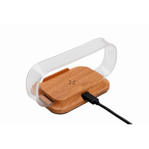 Stojak na telefon z ładowarką indukcyją JEROME Pierre Cardin Beżowy