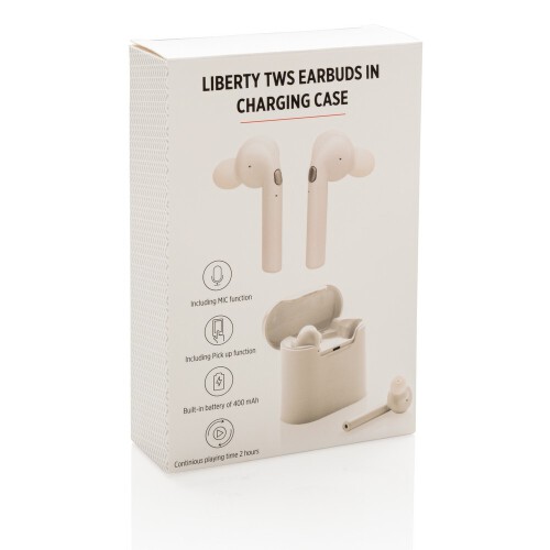 Bezprzewodowe słuchawki douszne Liberty biały P329.013 (14)