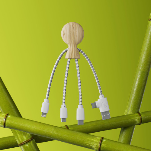 Xoopar Mr. Bio Bamboo Charging Cable Naturalny LT41016-N0094 (7)
