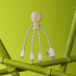 Xoopar Mr. Bio Bamboo Charging Cable Naturalny LT41016-N0094 (7) thumbnail