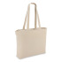 Torba bawełniana z zamkiem błyskawicznym OEKO-TEX® 47 x 11 x 35 cm 320 g/m² Ecru LT95384-N0054 (3) thumbnail