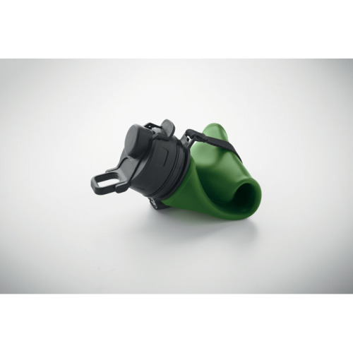 Składana silikonowa butelka Ciemnozielony MO2944-60 (11)