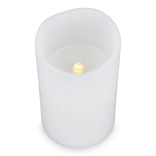 Zestaw 3 świec woskowych LED Koselys (zasilanych bateryjnie) Kość słoniowa LT57312-N0056 (4)
