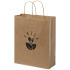Torba z papieru Kraft ze skręconymi uchwytami – 25 x 11 x 32 cm Kraftowy brąz 1PQ00206  thumbnail