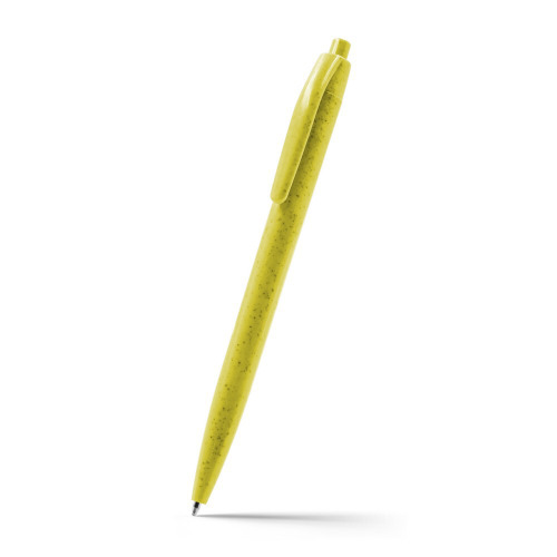 Długopis z włókien słomy pszenicznej żółty V1979-08 (1)