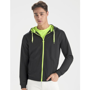Bluza Unisex Z Kapturem Slub Yarn Odblaskowa