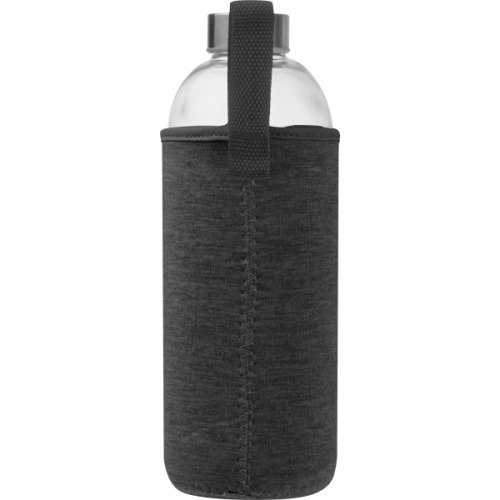 Butelka szklana z pokrowcem 1000 ml JESSICA Ciemnoszary 6242777 (7)