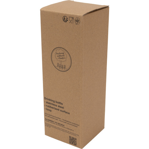 Butelka stalowa soft touch Ostrava Czerwony 496805 (7)