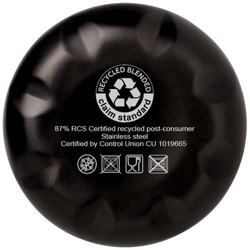 Cove butelka o pojemności 500 ml wykonana ze stali nierdzewnej z recyklingu z miedzianą izolacją próżniową posiadająca certyf Tytanowy 10079082 (4)