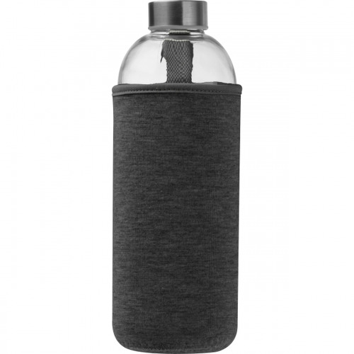 Butelka szklana z pokrowcem 1000 ml JESSICA Ciemnoszary 6242777 (5)
