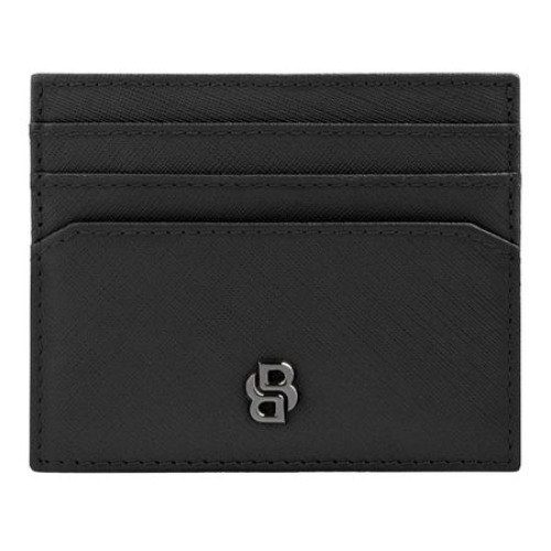 Etui na karty Double B Saffiano Black Czarny HLC526A (5)