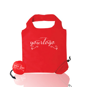 190T Składana torba / Ballbag Czerwony