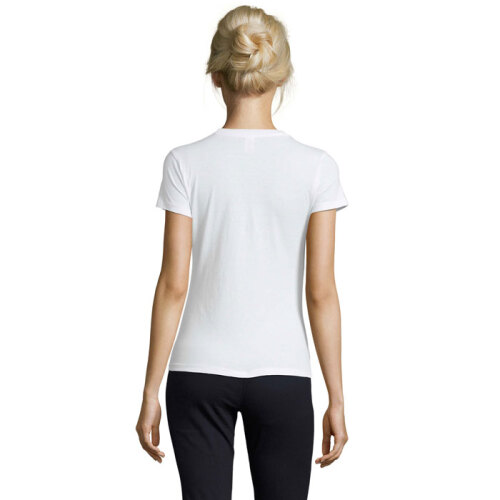REGENT Damski T-Shirt 150g Biały S01825-WH-L (1)