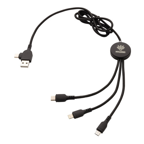 Kabel do ładowania z podświetleniem logotypu Czarny P302.391 (4)