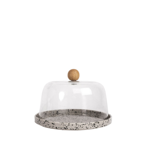 Pojemnik do sera DITTE, szary/czarny/transparentny Czarny 5018331- (1)