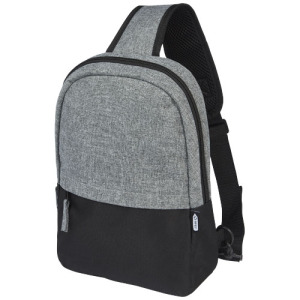 Reclaim torba na pierś z recyklingu z certyfikatem GRS, 3,5 l Czarny