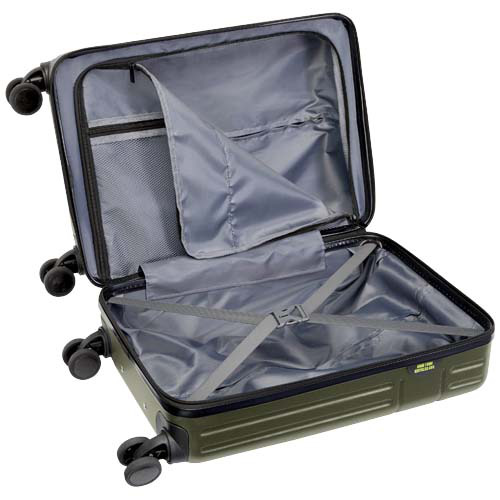 Rover twarda walizka na kółkach z tworzyw sztucznych pochodzących z recyklingu z certyfikatem GRS o wysokości 51 cm i pojemno Leśny zielony 13004964 (4)