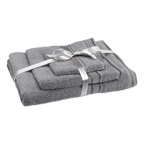 Komplet 3 ręczników szary MO7347-07 