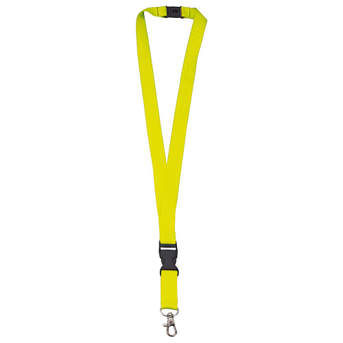 Smycz poliestrowa 20 mm z klamrą i karabińczykiem Asortyment fluoru / żółty LT90879-N9941 