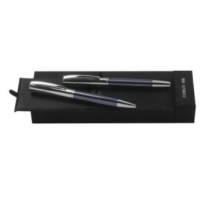 Zestaw upominkowy Cerruti 1881 długopis i pióro kulkowe - NSH4844 + NSH4845 Niebieski