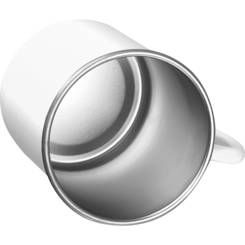 Kubek stalowy TREZZO 350 ml Biały 438006 (1)
