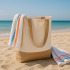 Torba bawełniano-jutowa OEKO-TEX® 41 x 13 x 41 cm 320 g/m² Ecru LT95374-N0054 (3) thumbnail