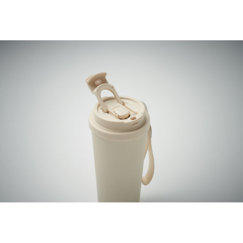 Kubek dwuścienny 500 ml Bezowy MO2662-13 (2)