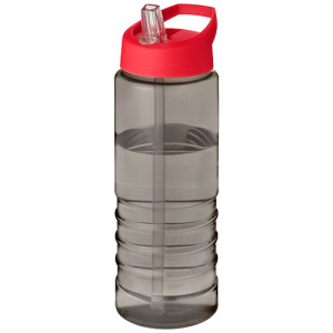 H2O Active® Eco Treble bidon z pokrywką z tutką o pojemności 750 ml  Ciemnografitowy