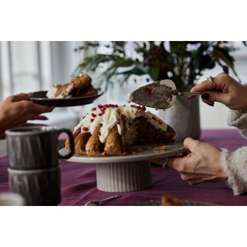 PODSTAWKA DO CIASTA FLORA Szary 5018425- (4)