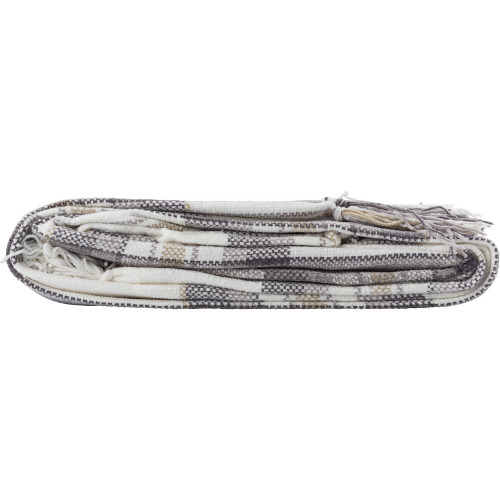 Koc w kratę Jasnobrązowy V8815-18 (1)