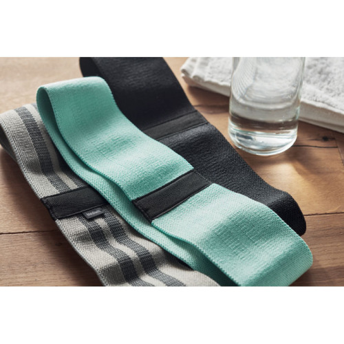 Zestaw 3 opasek fitness w etui Czarny MO6449-03 (5)