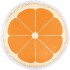 Ręcznik plażowy pomarańczowy V7371-07  thumbnail