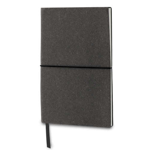 Skórzany dziennik/planer A5 z recyklingu Ciemnoszary LT92521-N0060 