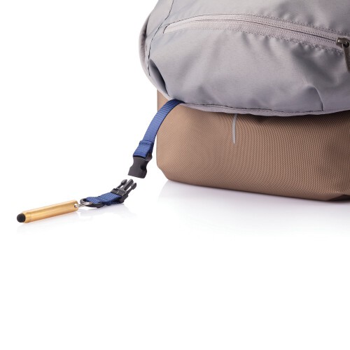 Bobby Soft, plecak na laptopa 15,6", chroniący przed kieszonkowcami, wykonany z RPET brązowy V0998-16 (4)