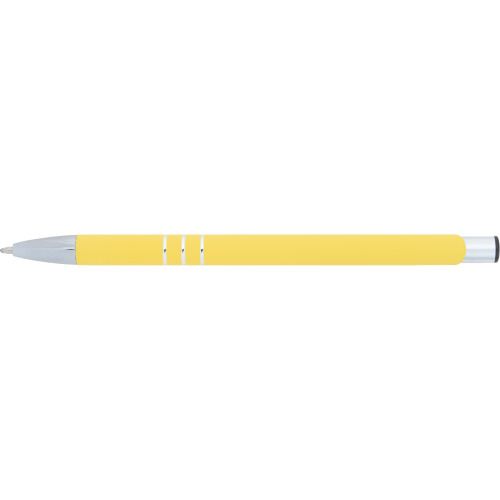 Długopis metalowy soft touch NEW JERSEY żółty 055508 (6)