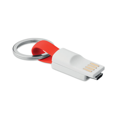 Brelok USB/microUSB Czerwony MO9170-05 