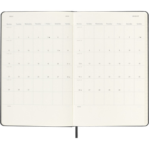 Kalendarz z notatnikiem MOLESKINE czarny VM399-03/2024 (13)