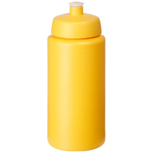 Bidon Baseline® Plus o pojemności 500 ml ze sportowym wieczkiem i uchwytem Żółty