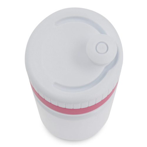 Bidon sportowy z obwódką  750ml Biały / różowy LT98786-N0176 (3)