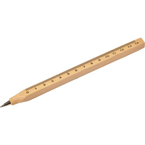 Długopis stolarski, linijka drewno V8782-17 