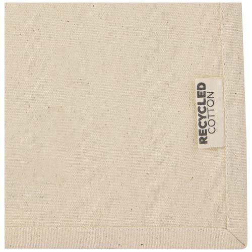 Odessa mini torba na zakupy z dnem wykonana bawełny z recyklingu z certyfikatem GRS o gramaturze 220 g/m² i pojemności 9 l Naturalny 12078706 (4)