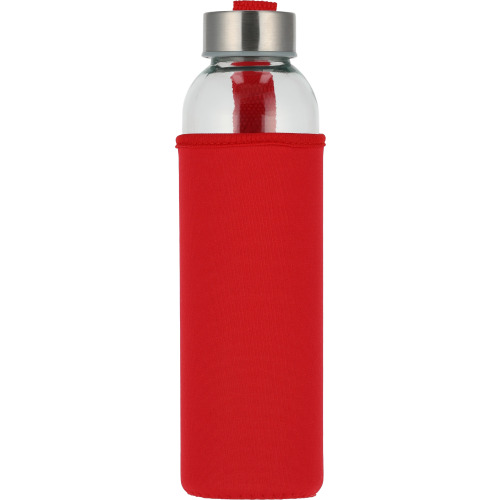Butelka szklana KLAGENFURT 500 ml Czerwony 084205 (1)