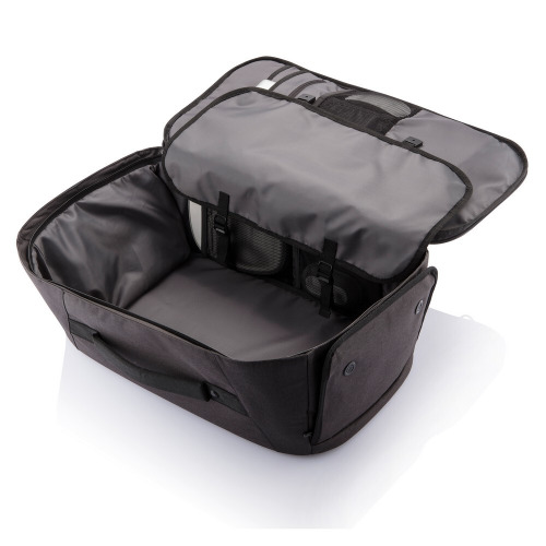 Bobby Duffle, plecak na laptopa 17", torba chroniąca przed kieszonkowcami z RPET czarny V0994-03 (10)