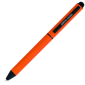 Długopis metalowy touch pen, soft touch CELEBRATION Pierre Cardin Pomarańczowy