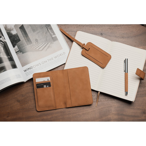 Etui na paszport VINGA Bosler, ochrona RFID Brązowy VG667-16 (3)