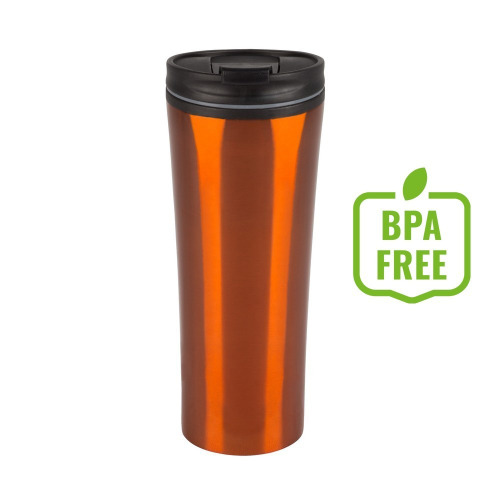 Kubek podróżny 450 ml Pomarańczowy V9923-07 