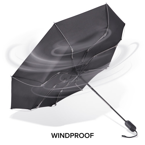 Deluxe 23'' dwustronny parasol otwierany i zamykany automatycznie Czarny LT97100-N0002 (8)