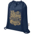 Oregon Blend torba ściągana sznurkiem z materiału materiału z recyklingu, 140 g/m², 5 l, posiadająca certyfikat GRS Granatowy 12076155 (1) thumbnail